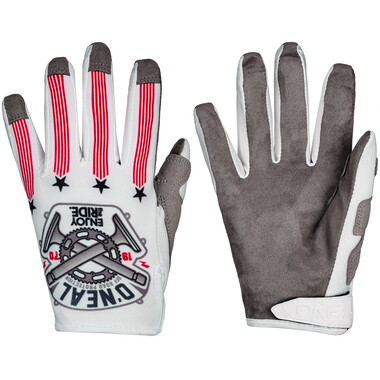 O'NEAL MAYHEM PISTON Gloves White/Black/Red 0